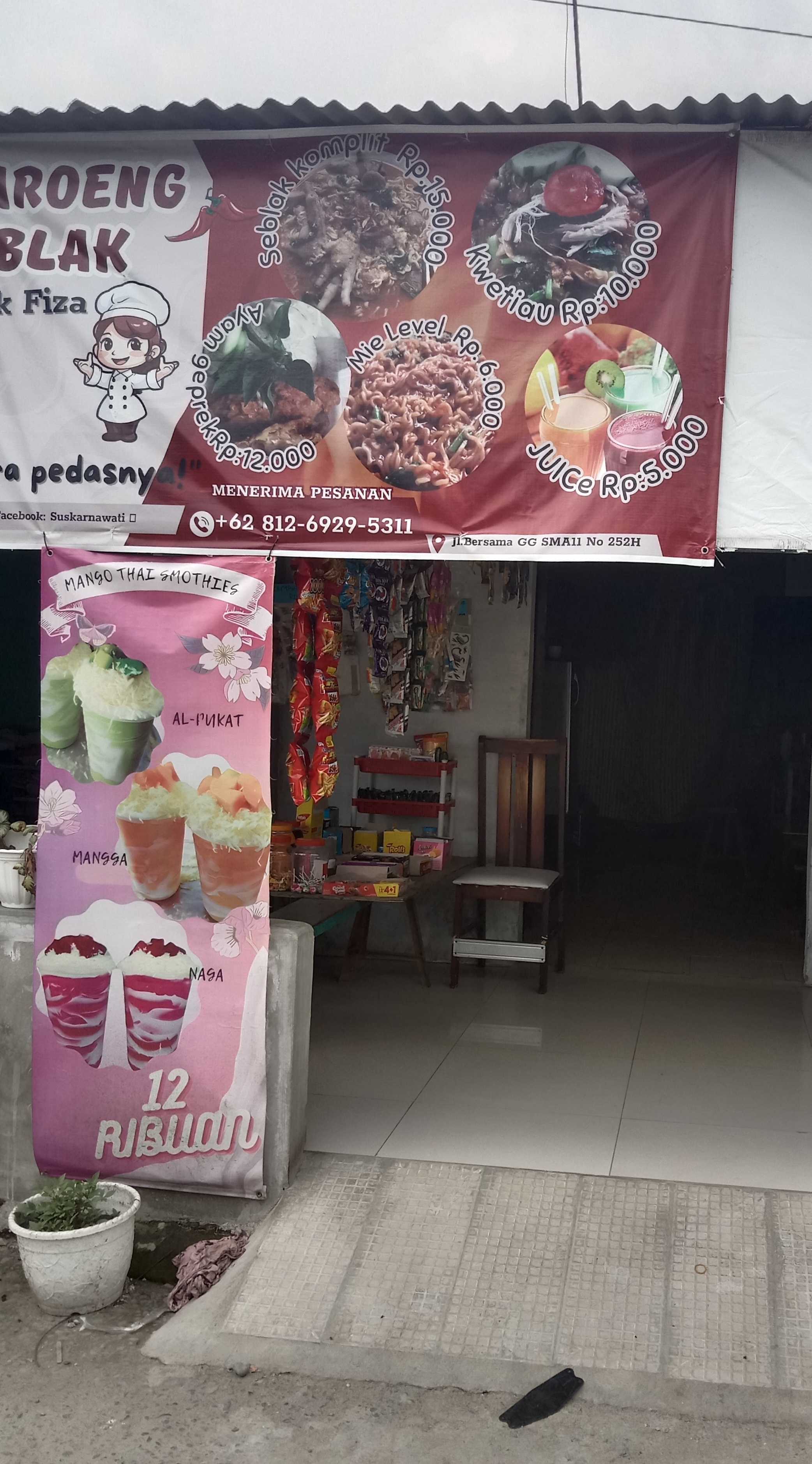 Warung seblak mbak fiza