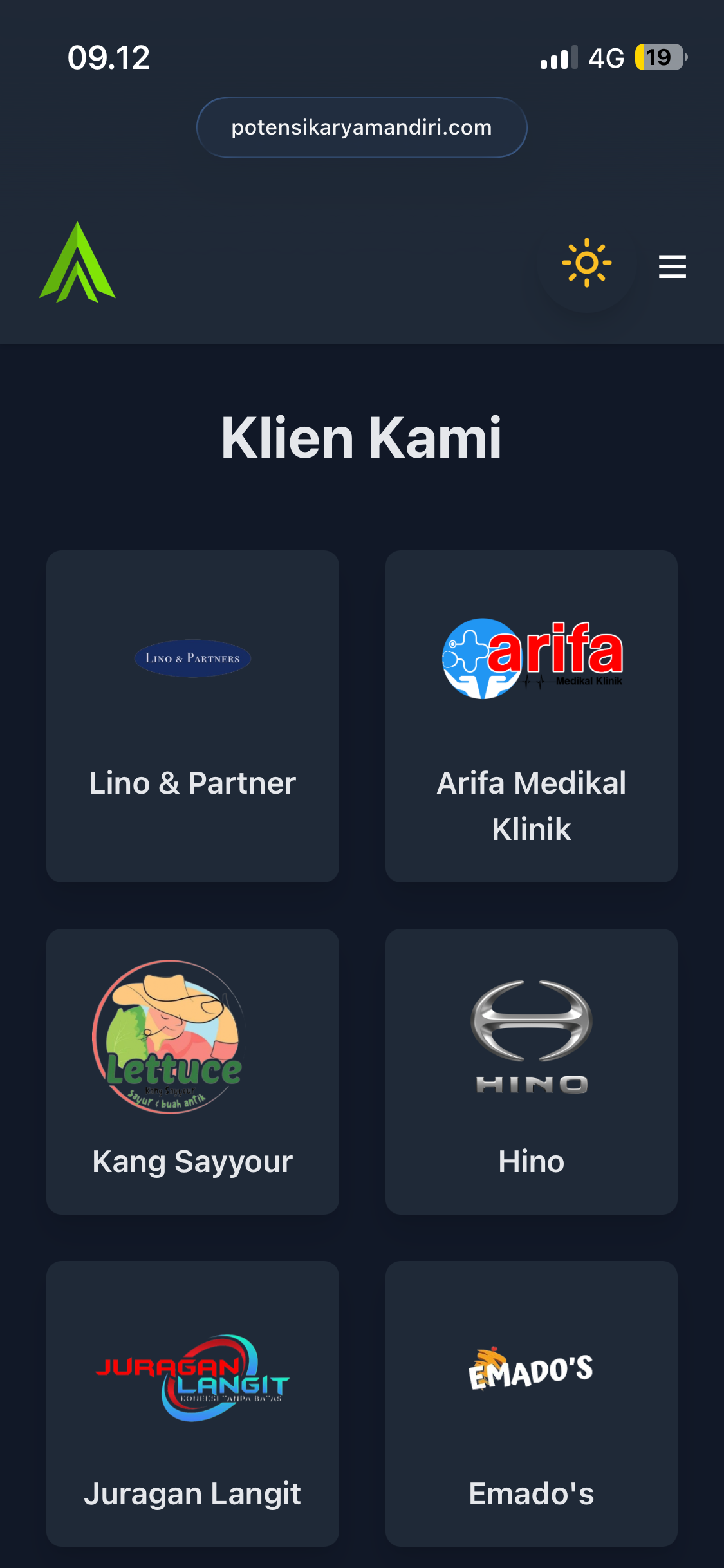 Web Profil Perusahaan
