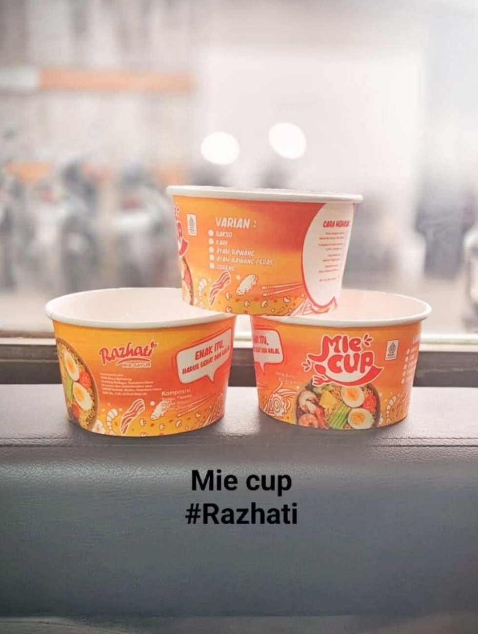 Mie cup sayur